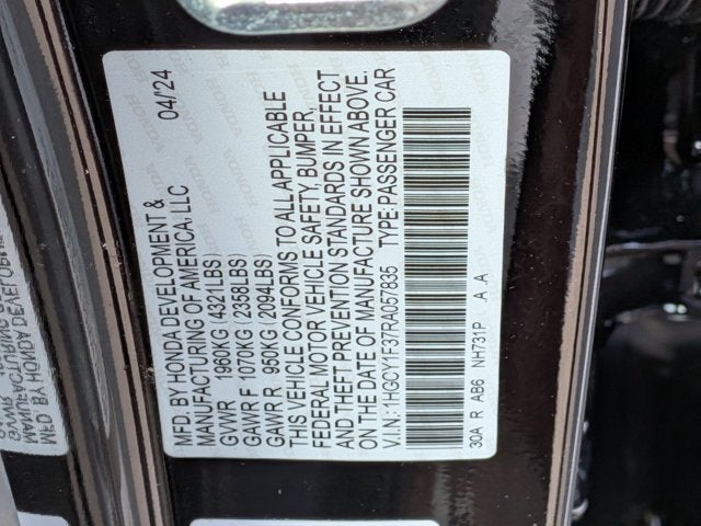 2024 Honda Accord EX
