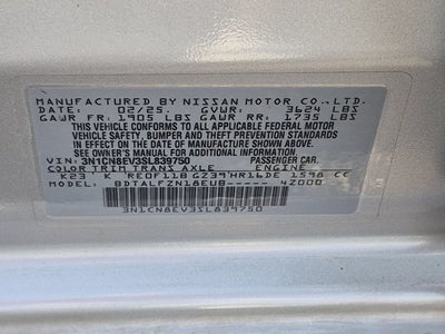 2025 Nissan Versa 1.6 SV