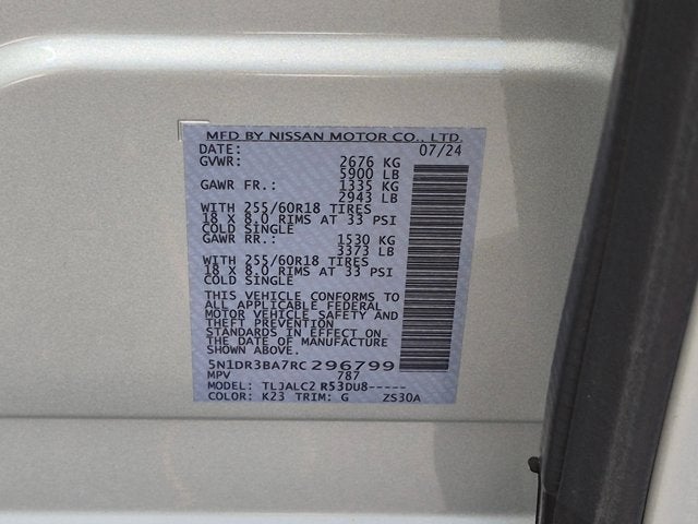 2024 Nissan Pathfinder SV