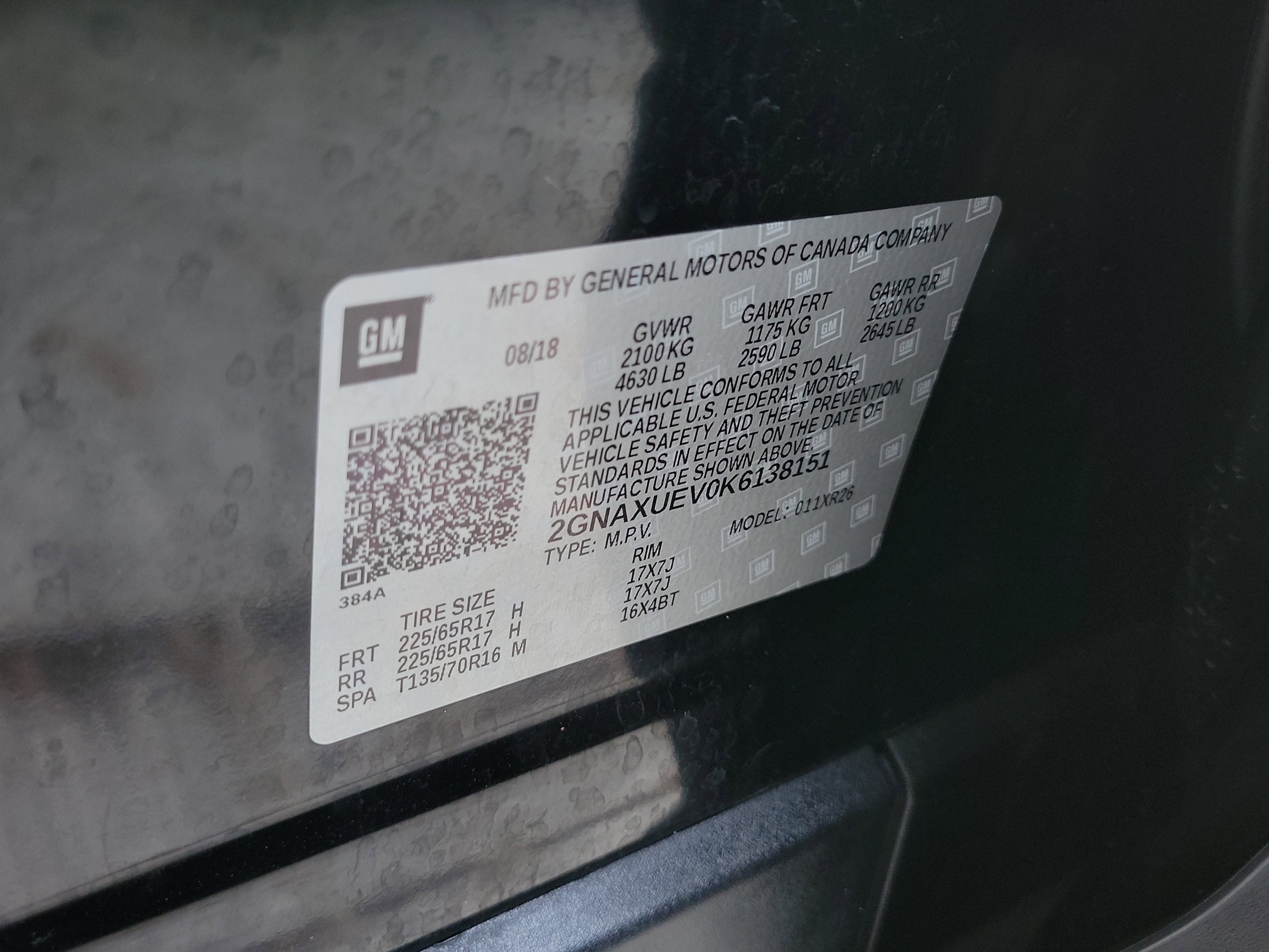 2019 Chevrolet Equinox LT