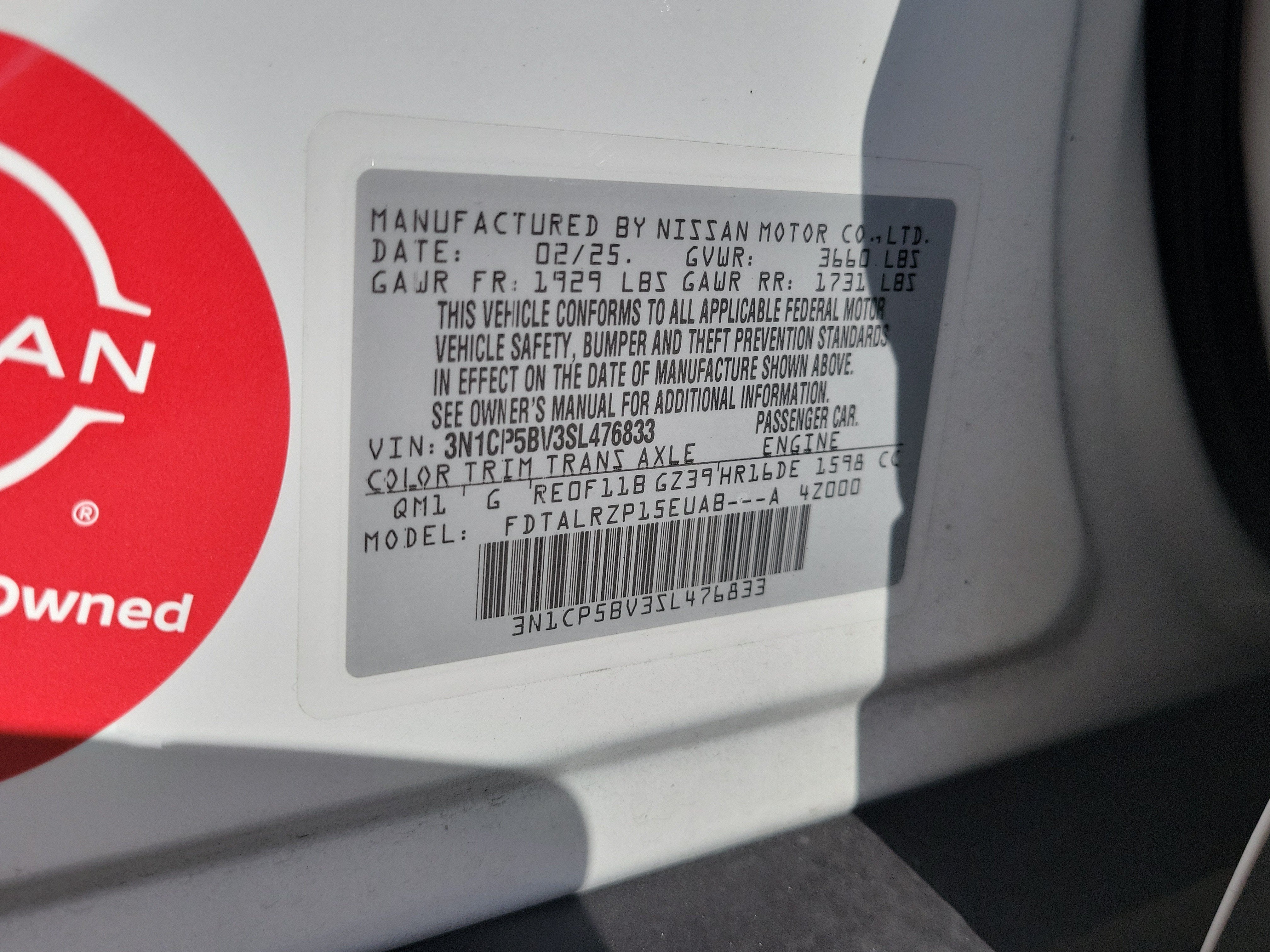 2025 Nissan Kicks Play S
