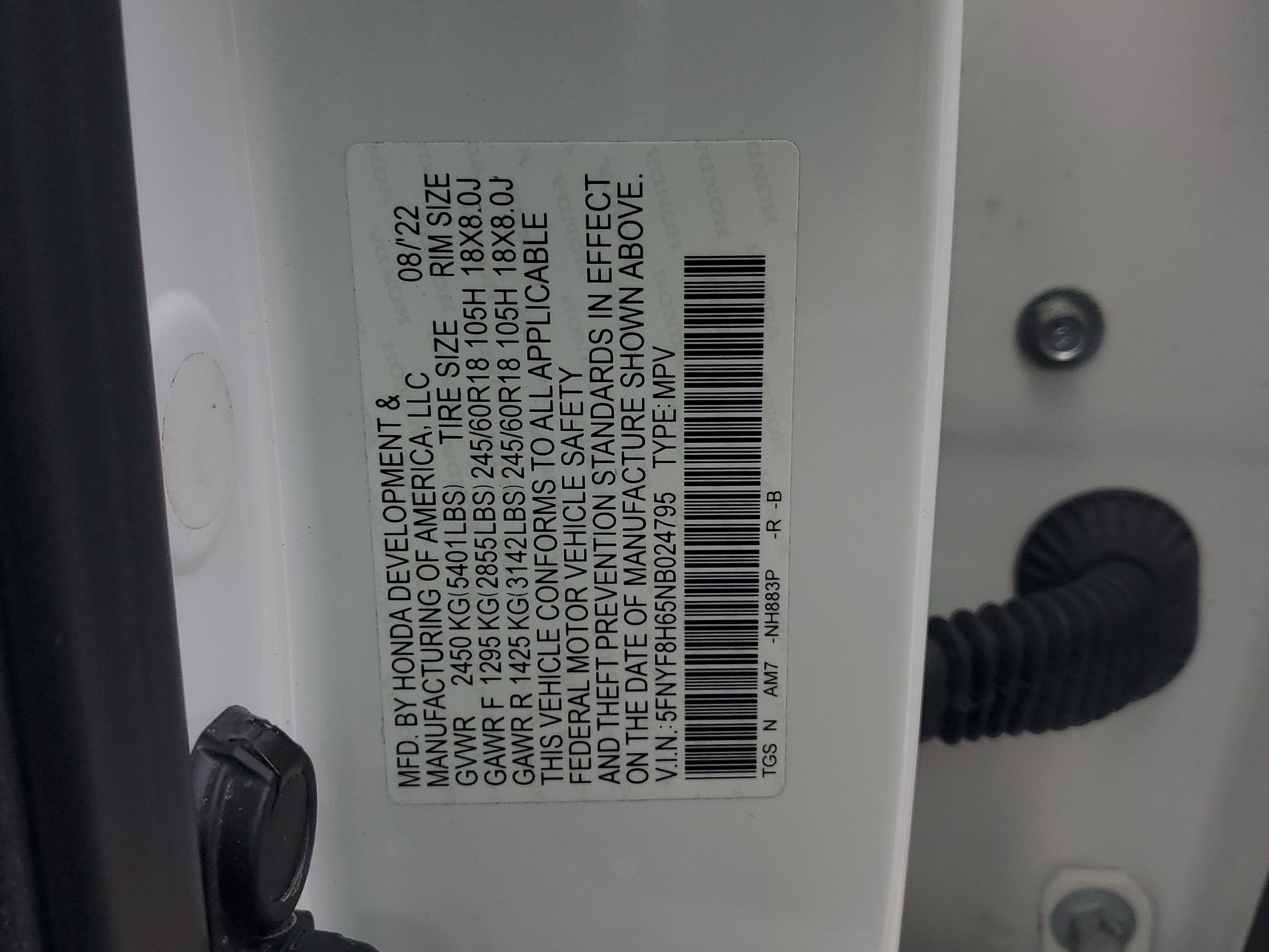 2022 Honda Passport TrailSport