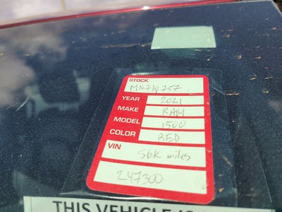 2021 RAM 1500 Laramie