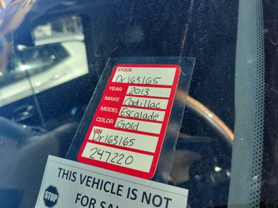 2013 Cadillac Escalade ESV Platinum Edition