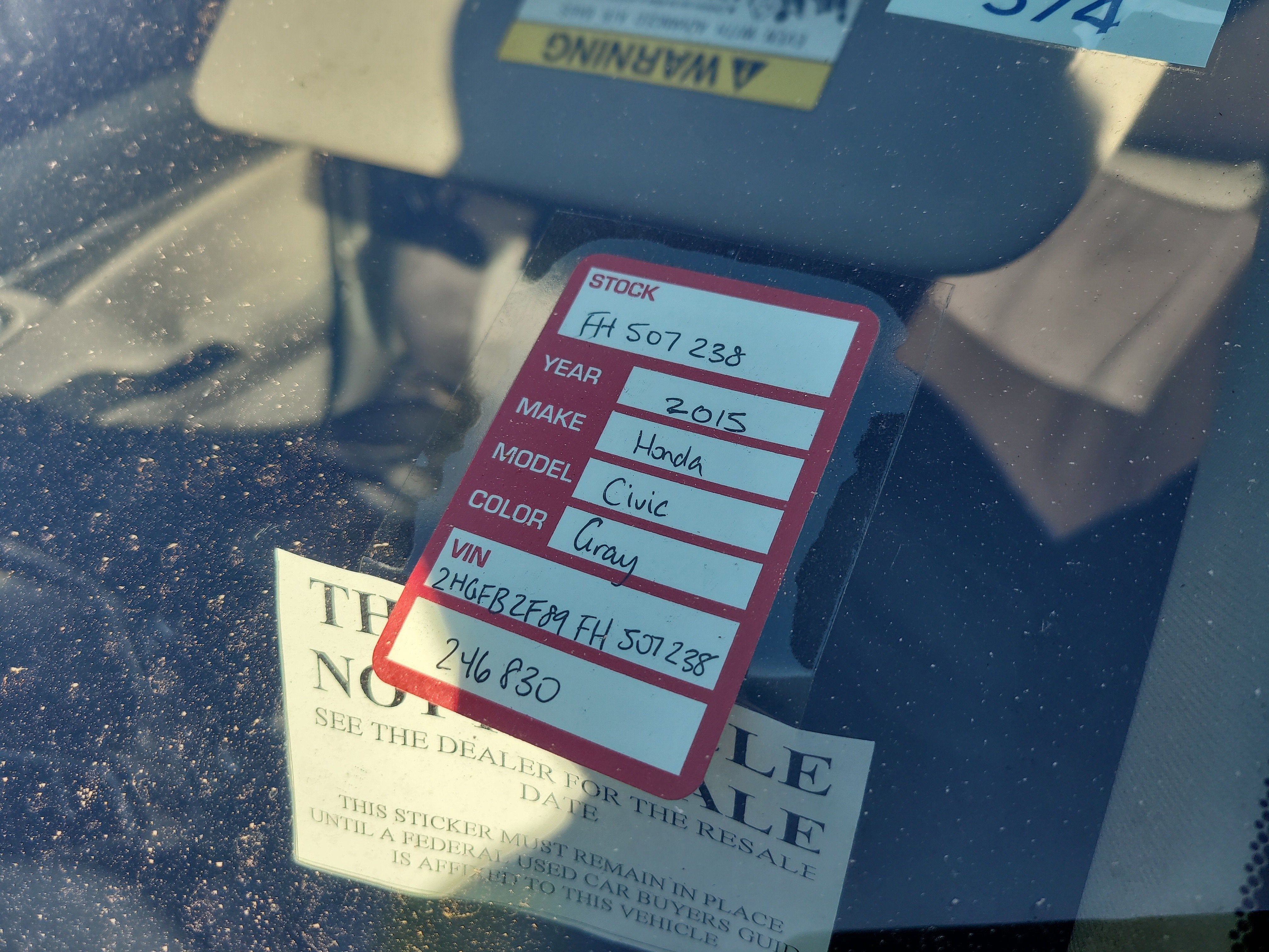 2015 Honda Civic Sedan EX