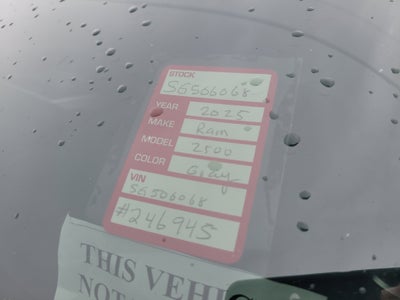 2025 RAM 2500 Big Horn