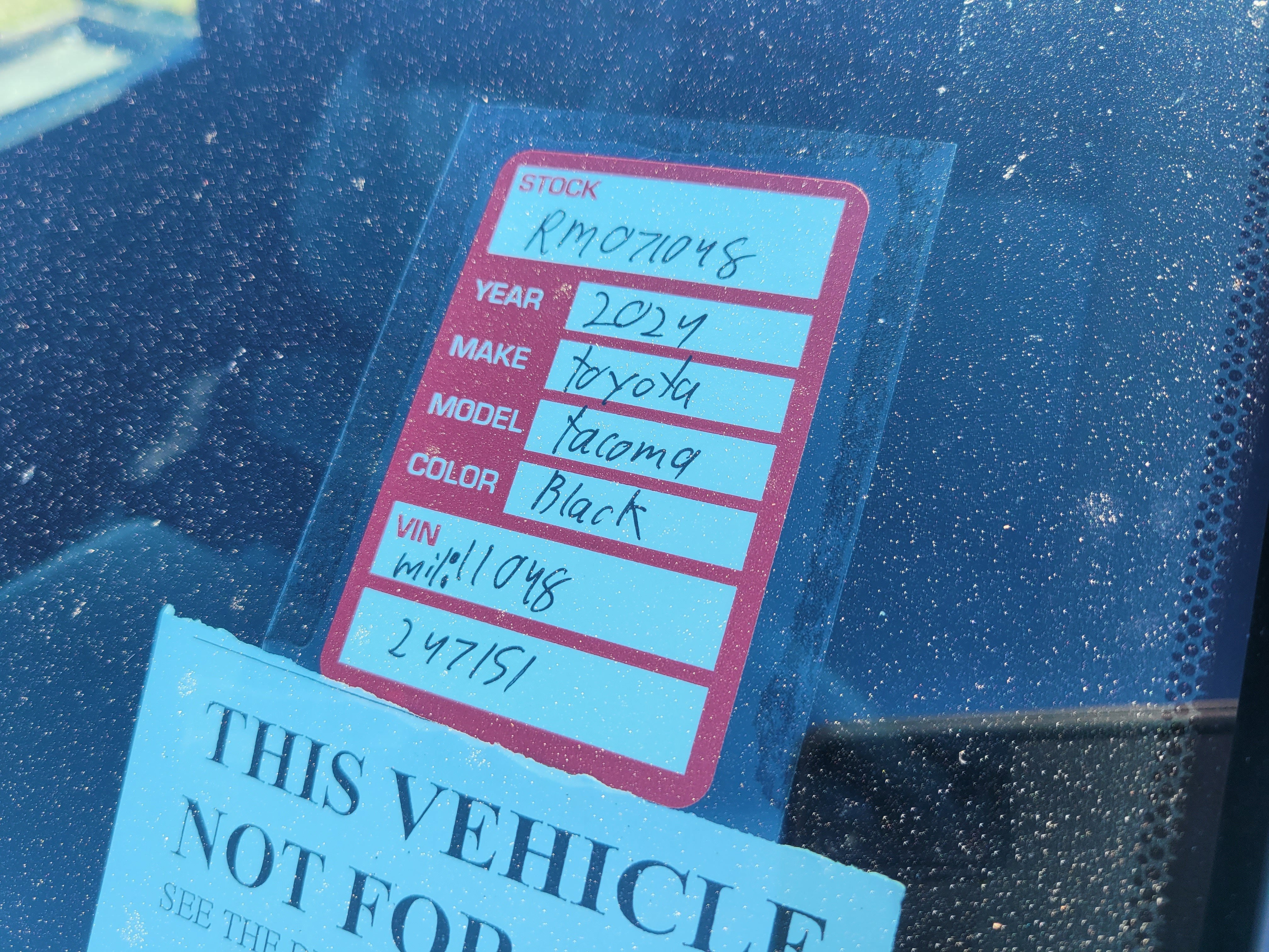 2024 Toyota Tacoma 4WD TRD Sport