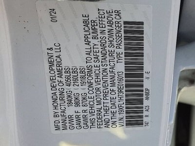 2024 Honda Civic Hatchback EX-L