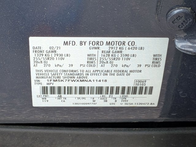 2021 Ford Explorer Limited