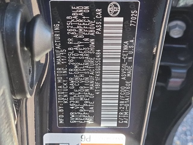 2016 Toyota Camry LE