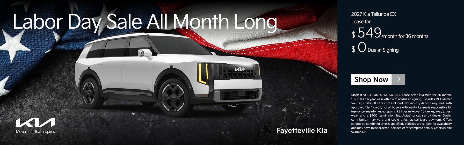2027 Kia Telluride EX